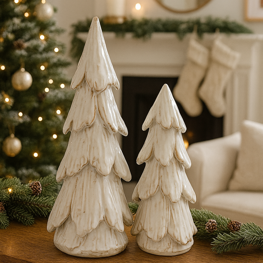 White Stoneware Tree