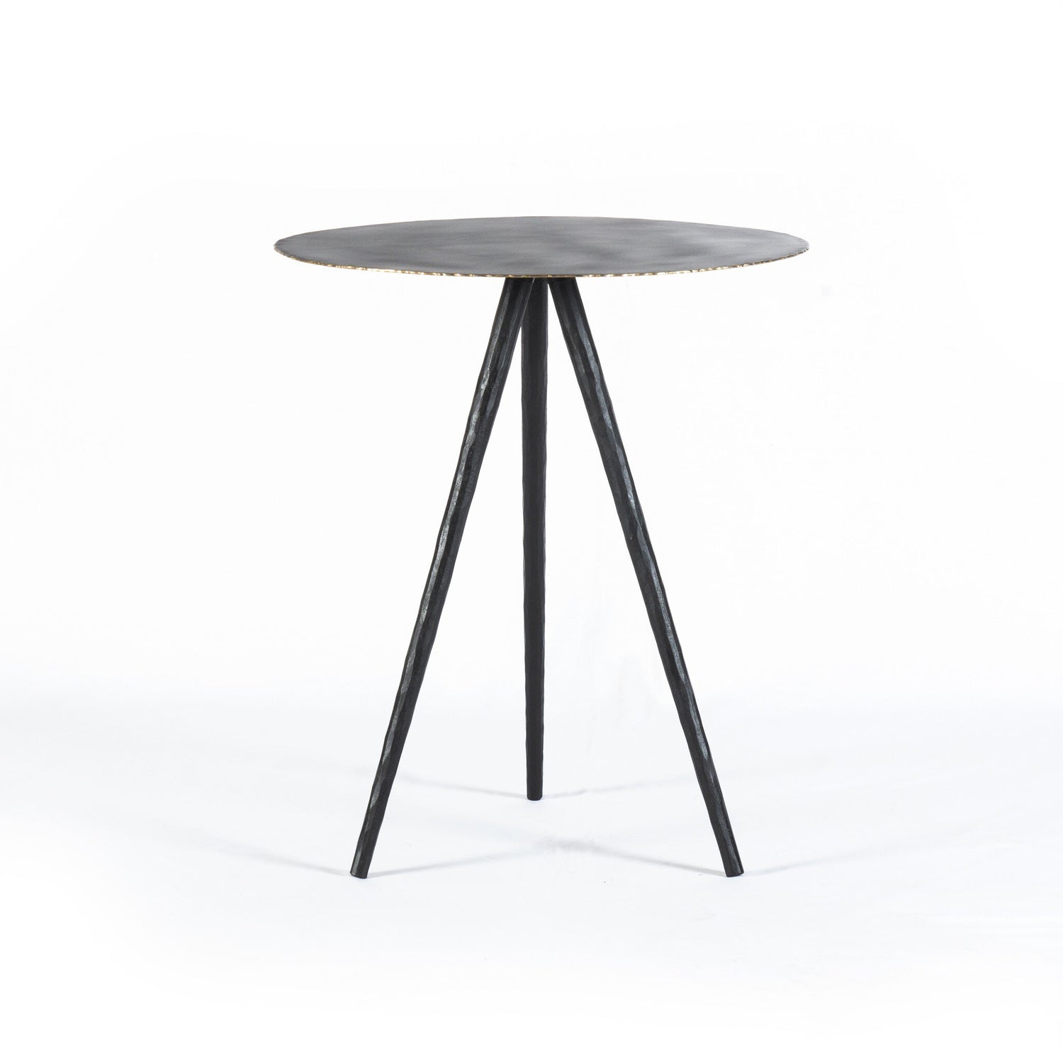 Trula End Table - Rubbed Black