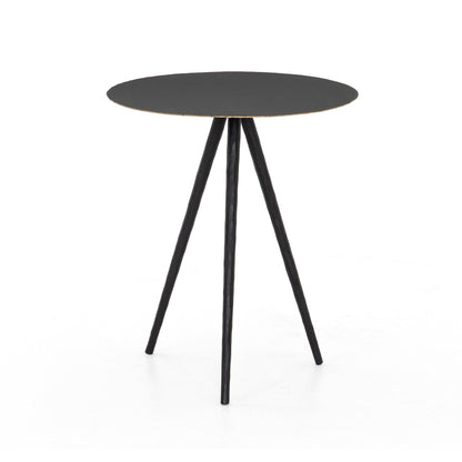 Trula End Table - Rubbed Black