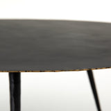 Trula Round Coffee Table - Rubbed Black | shipping 7/14/2024