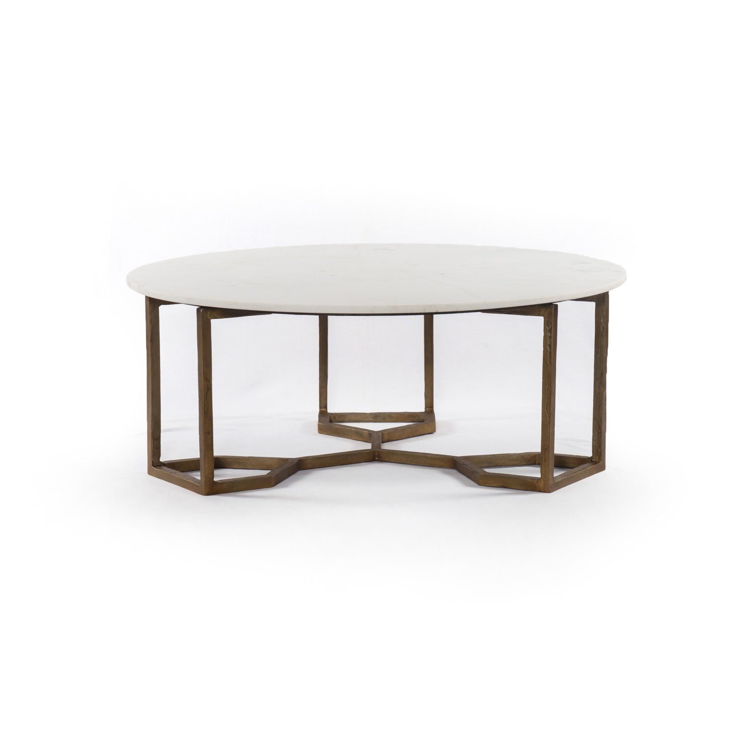 Naomi Coffee Table - Polished White Marble