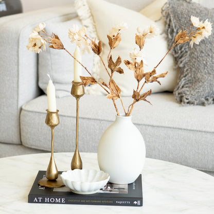 Matte Teardrop Vase