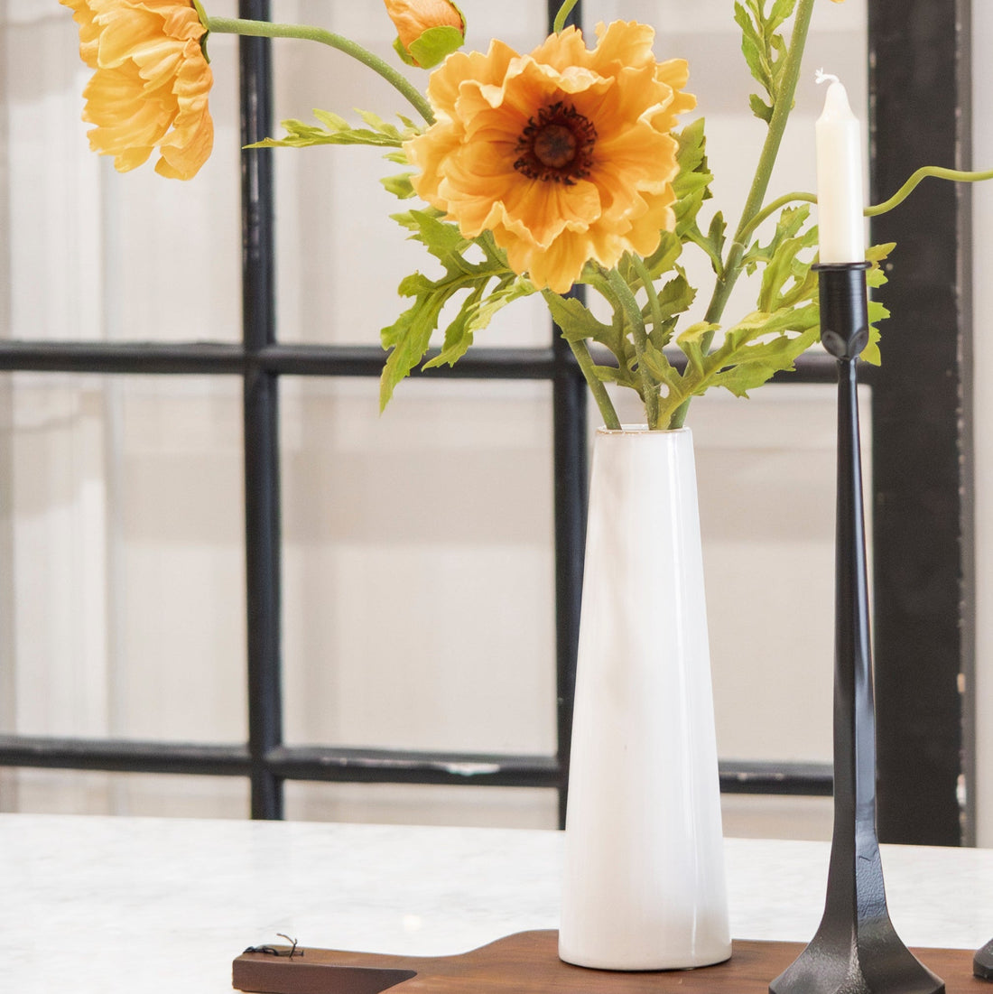 White Cone Vase