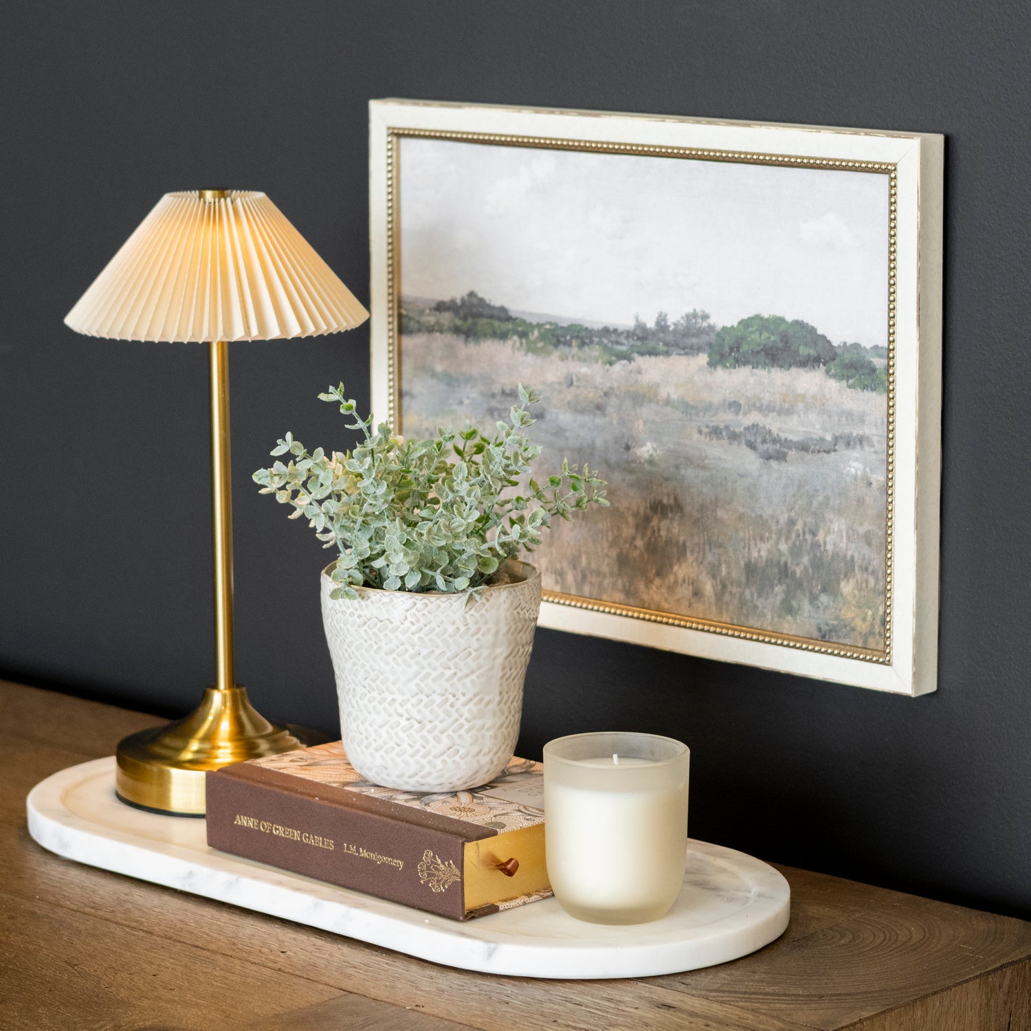 White Marble Tray