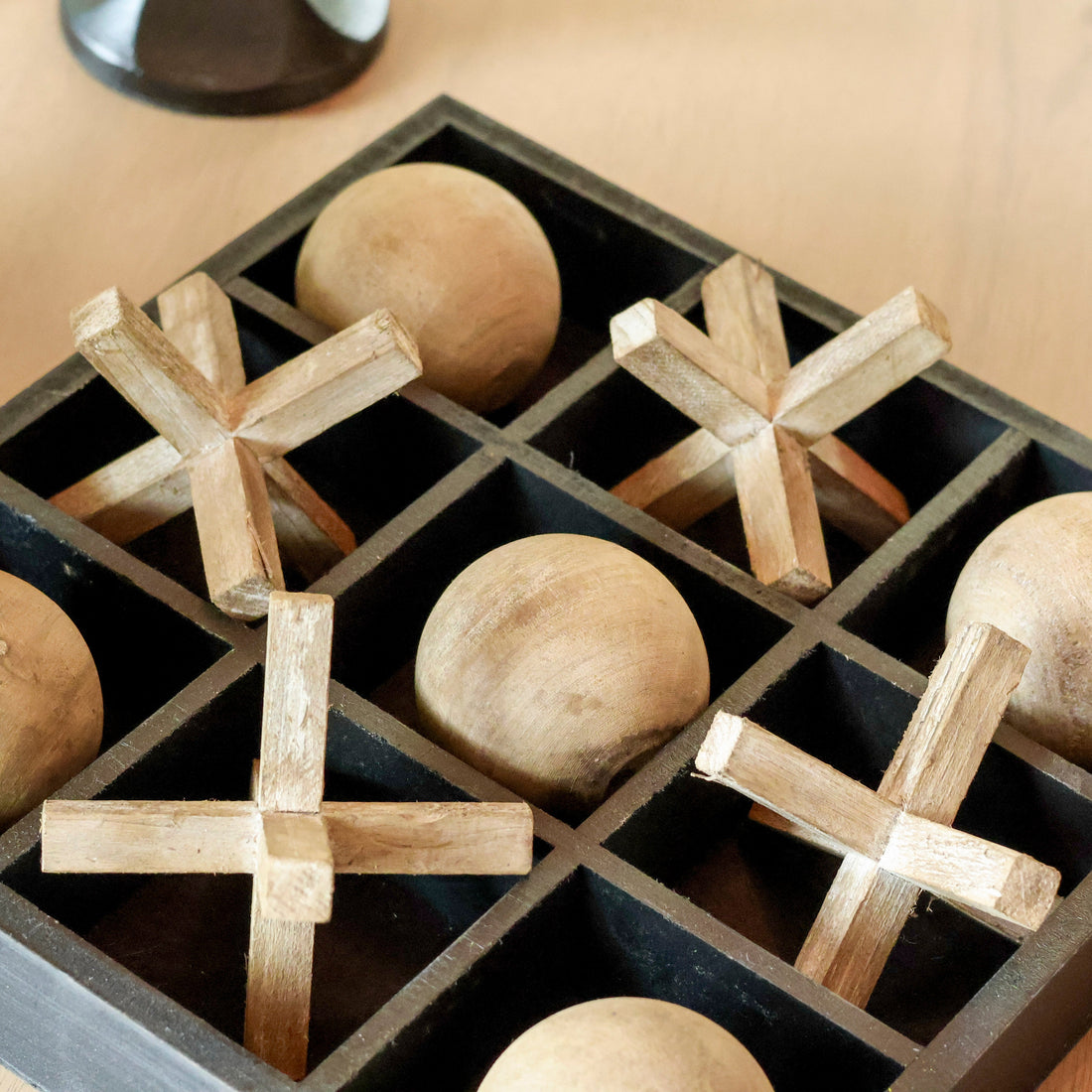 Wooden Tic Tac Toe Set