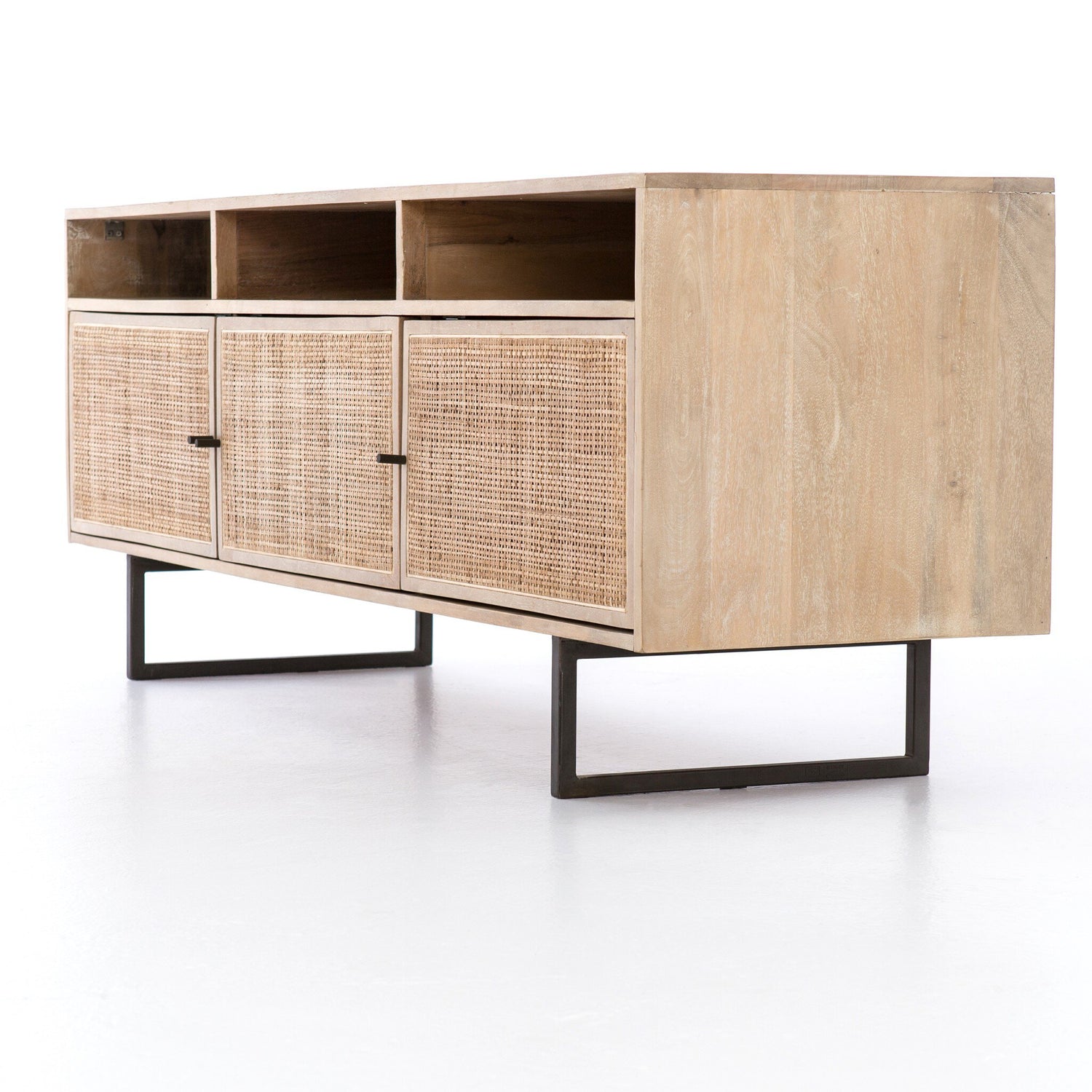 Carmel Media Console - Natural Mango