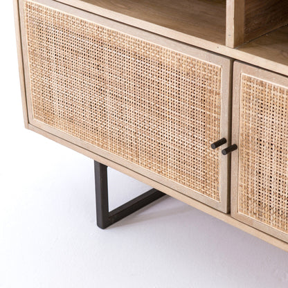 Carmel Media Console - Natural Mango