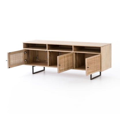 Carmel Media Console - Natural Mango