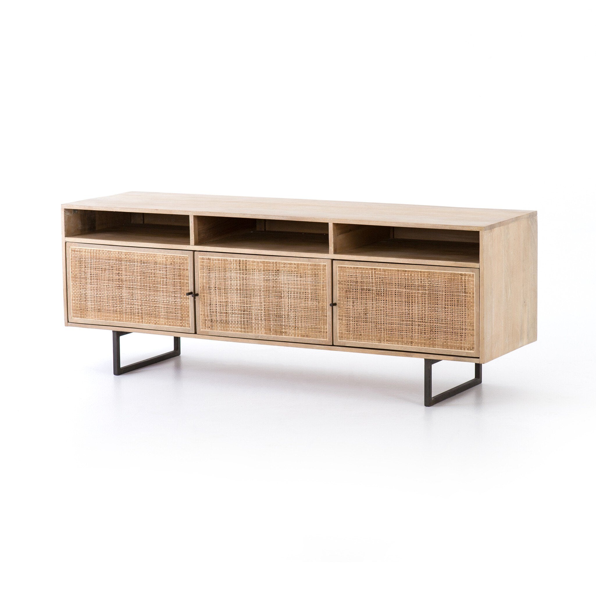 Carmel Media Console - Natural Mango