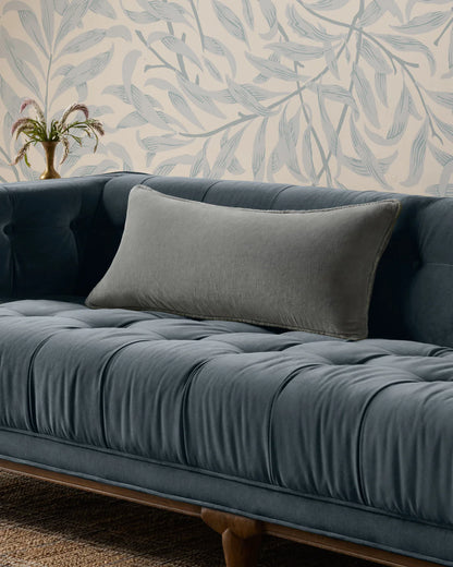 Velvet Touch Gray Pillow