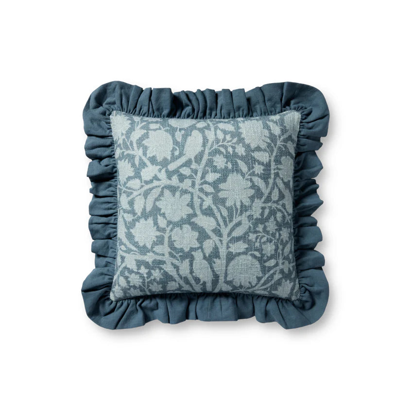 18" Kathleen Down Pillow Blue
