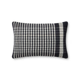 Magnolia Home by Joanna Gaines x Loloi Jesse Charcoal / Ivory Pillow