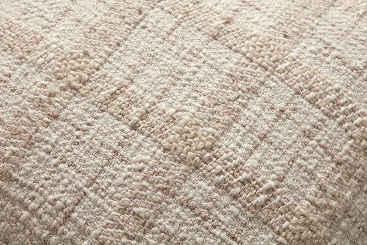 18&quot; Down Pillow Ivory/Beige
