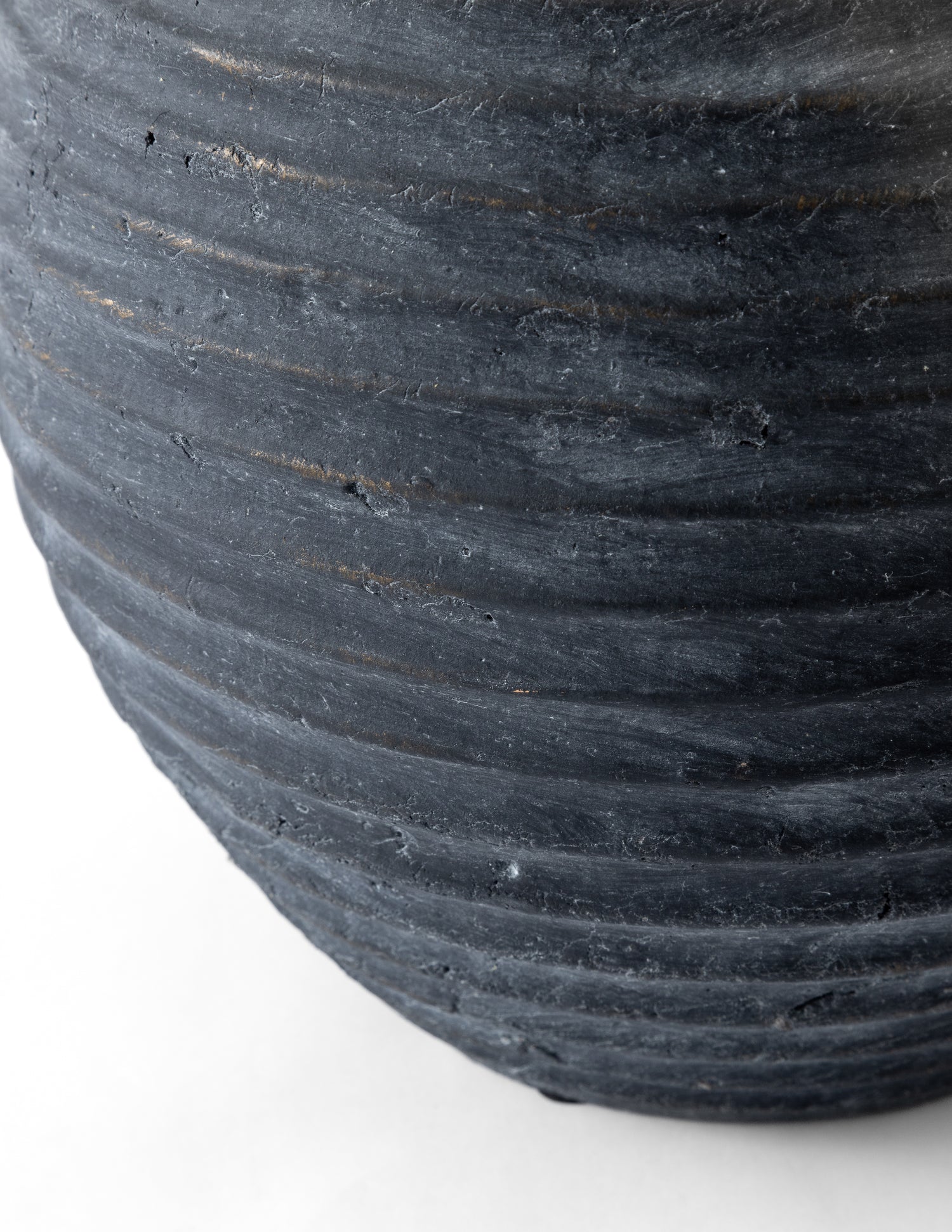 Black Terracotta Vase