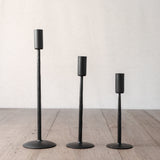 Black Slim Candlesticks