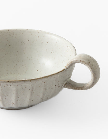 Ceramic Bowl with Handle