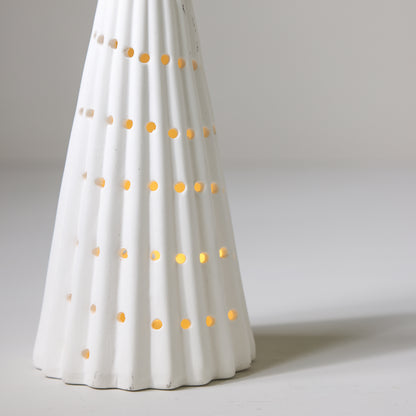 Matte White Lighted Trees