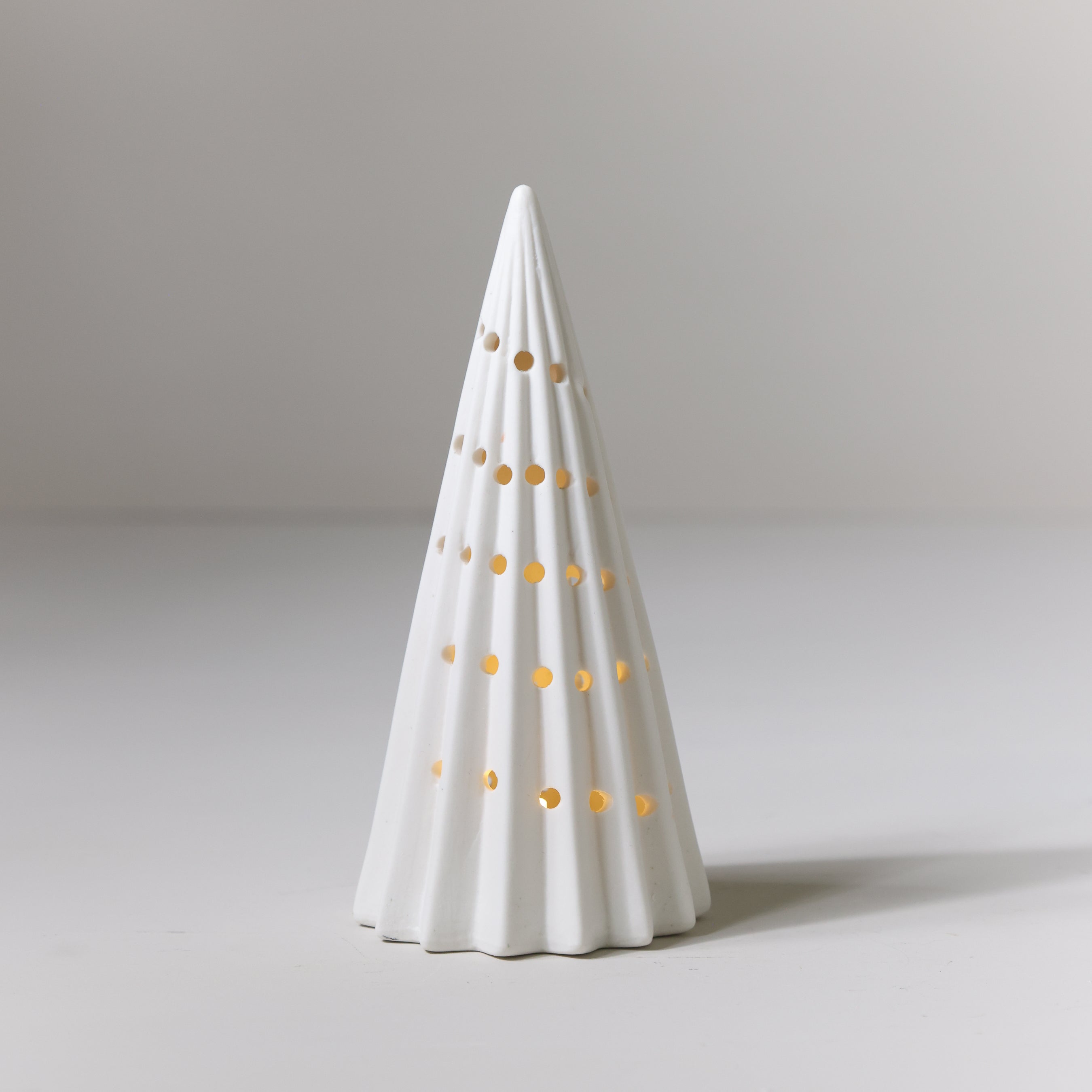 Matte White Lighted Trees