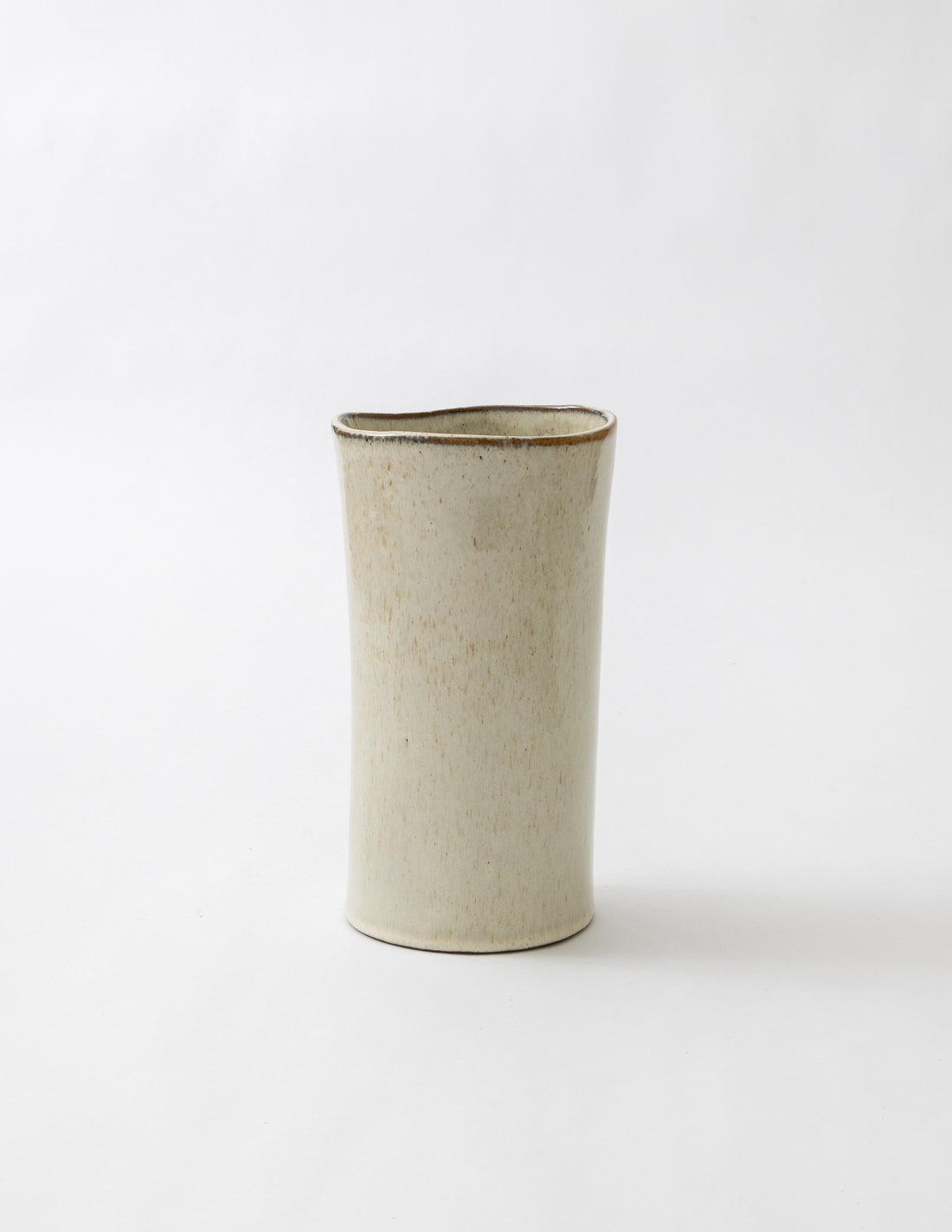 Taupe Sand Vase 10"