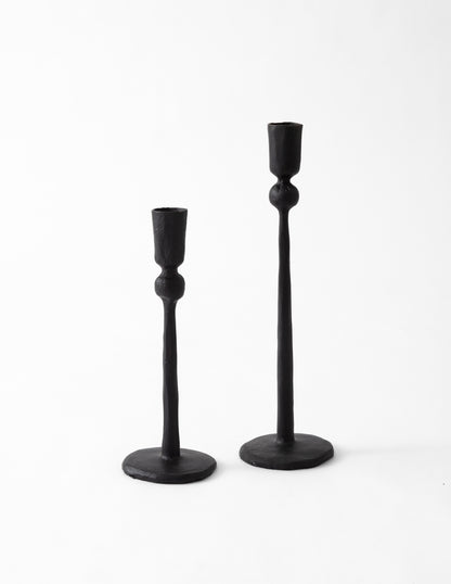 Black Iron Candlesticks