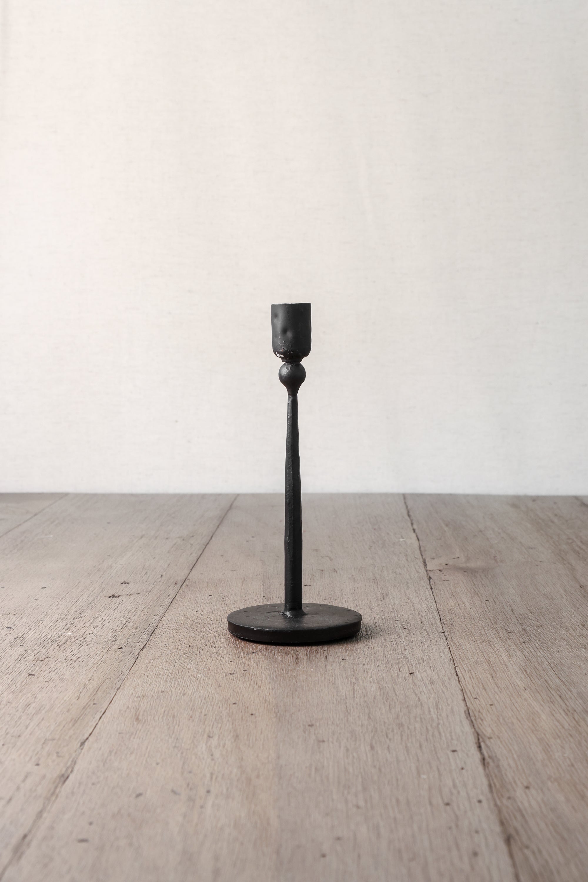 Black Iron Candlesticks