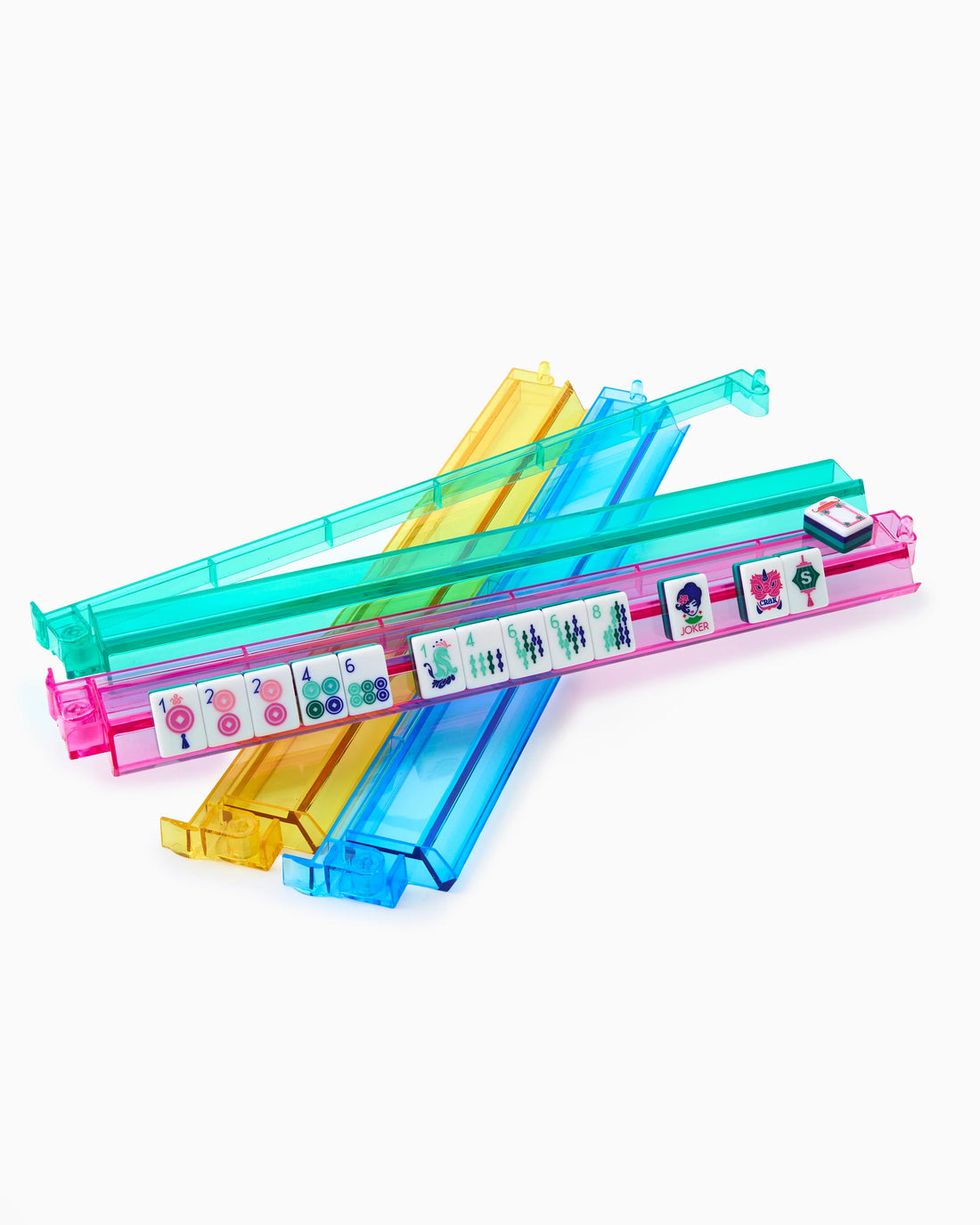 Multicolor Acrylic Rack &amp; Pusher Set