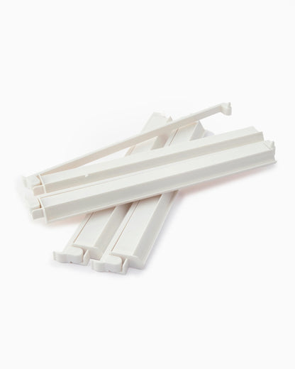 White Acrylic Rack &amp; Pusher Set