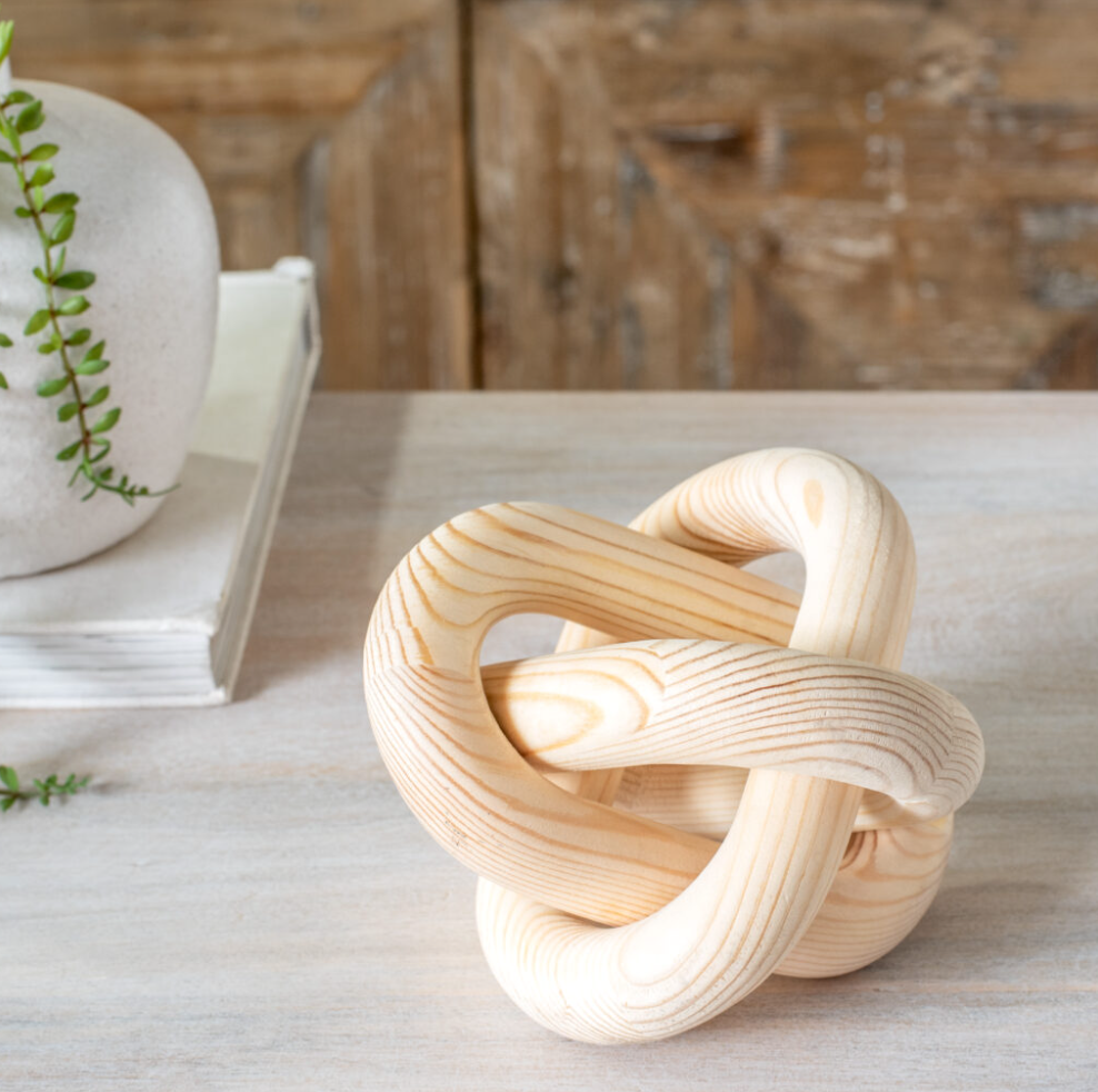 Linked Wood Knot Decor