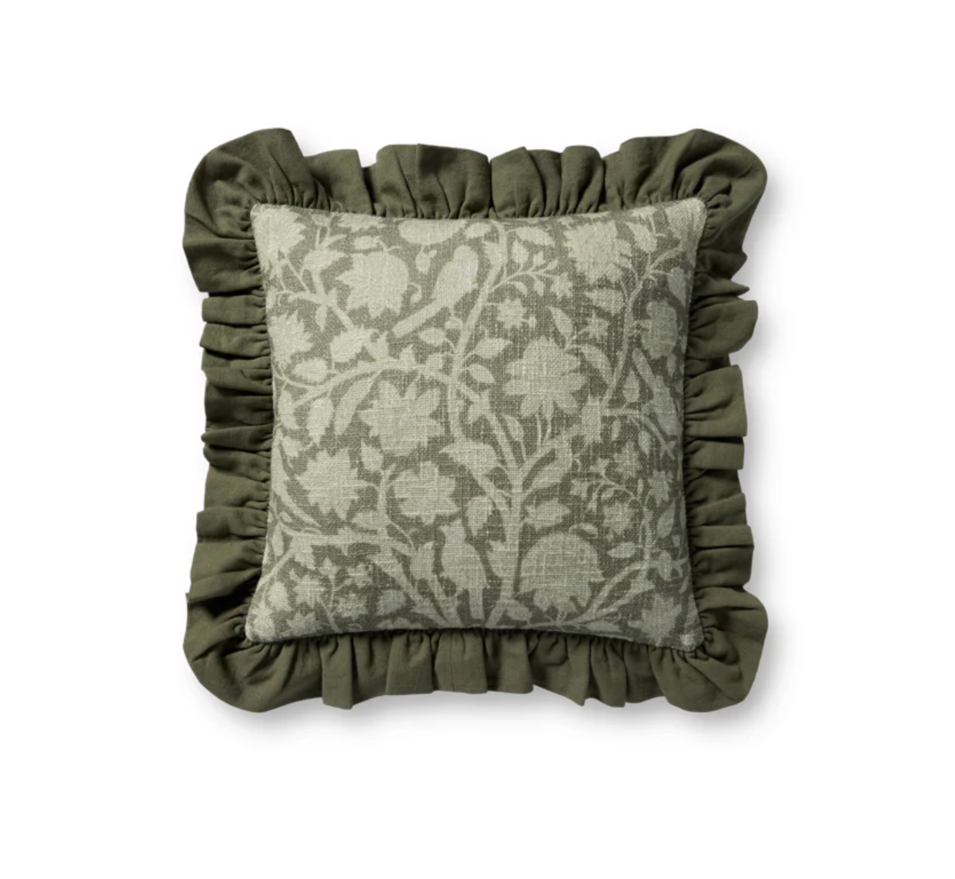 18" Kathleen Down Pillow Green