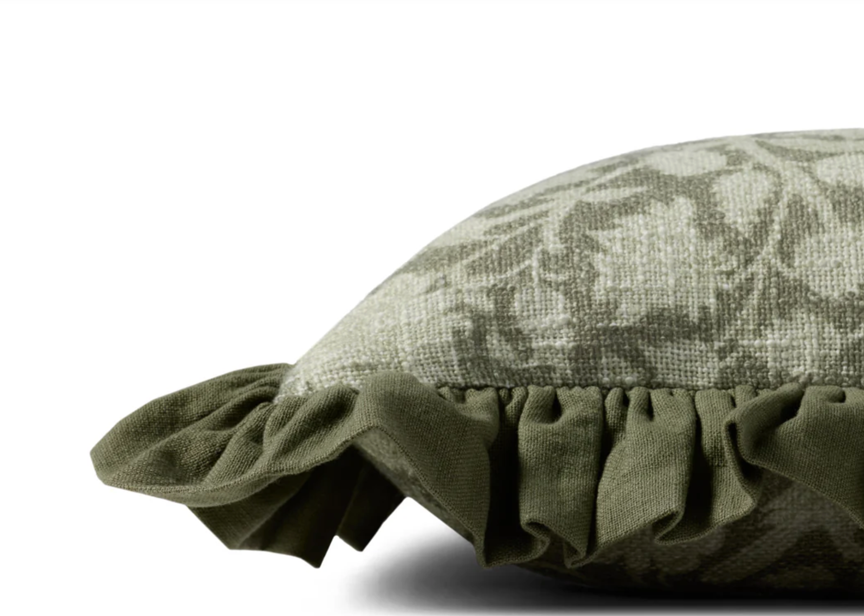 18" Kathleen Down Pillow Green