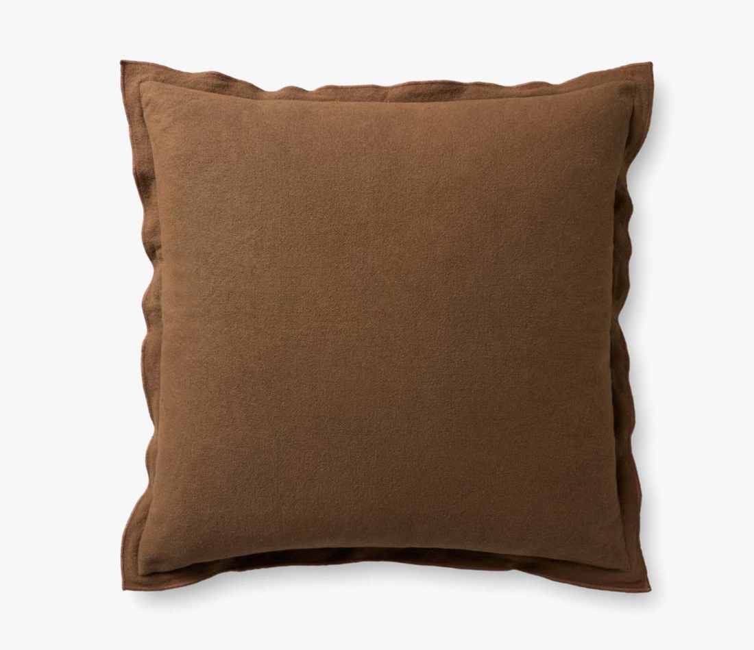 18" Down Pillow Brown