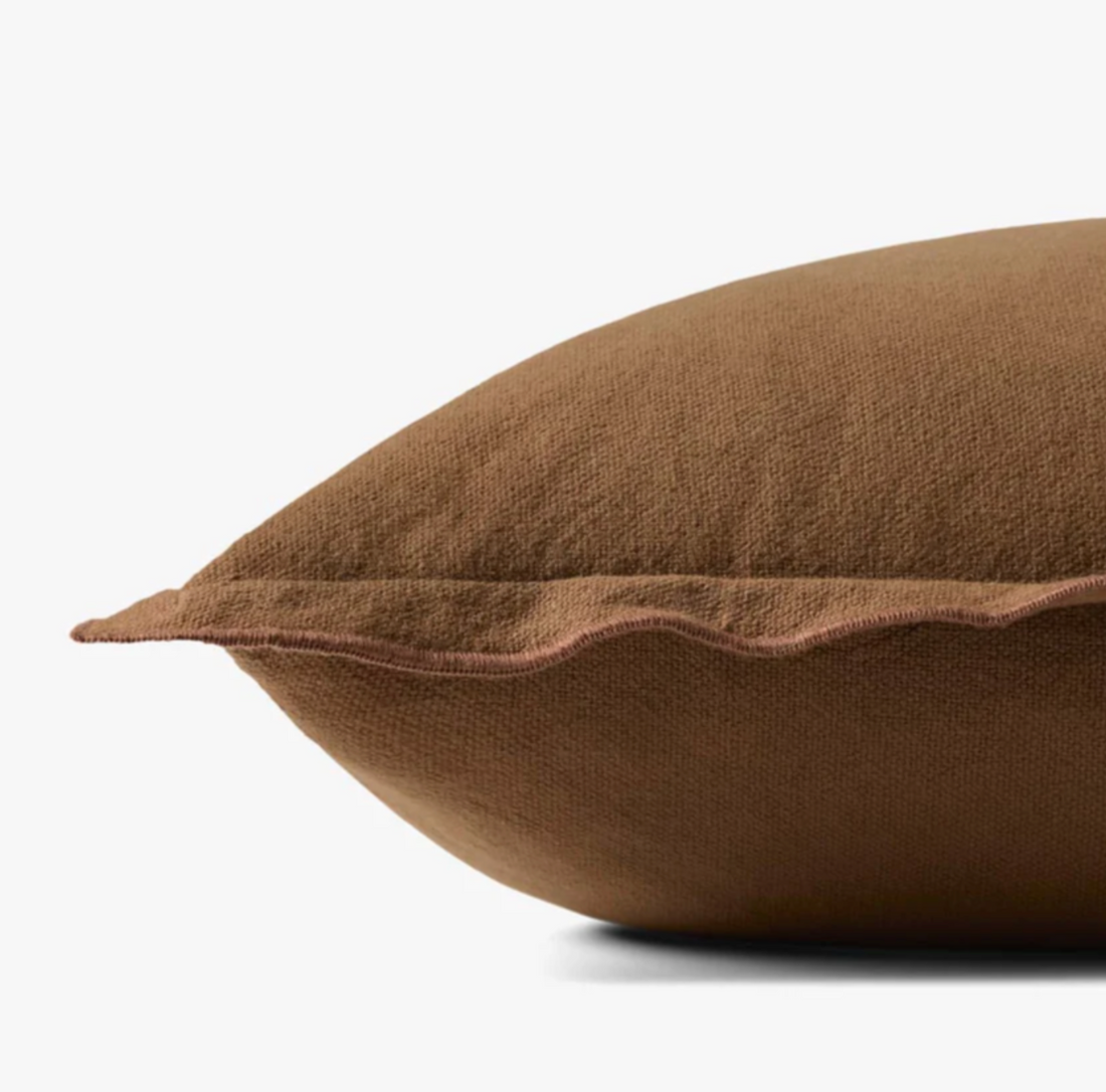 18" Down Pillow Brown