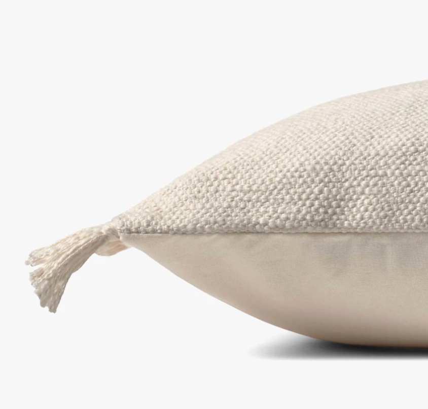22" Down Pillow Ivory