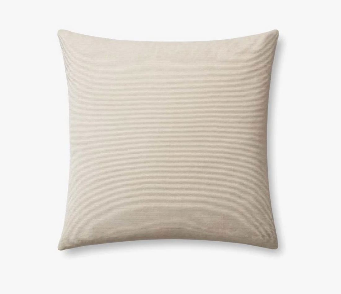 22" Beatrice Pillow Ivory