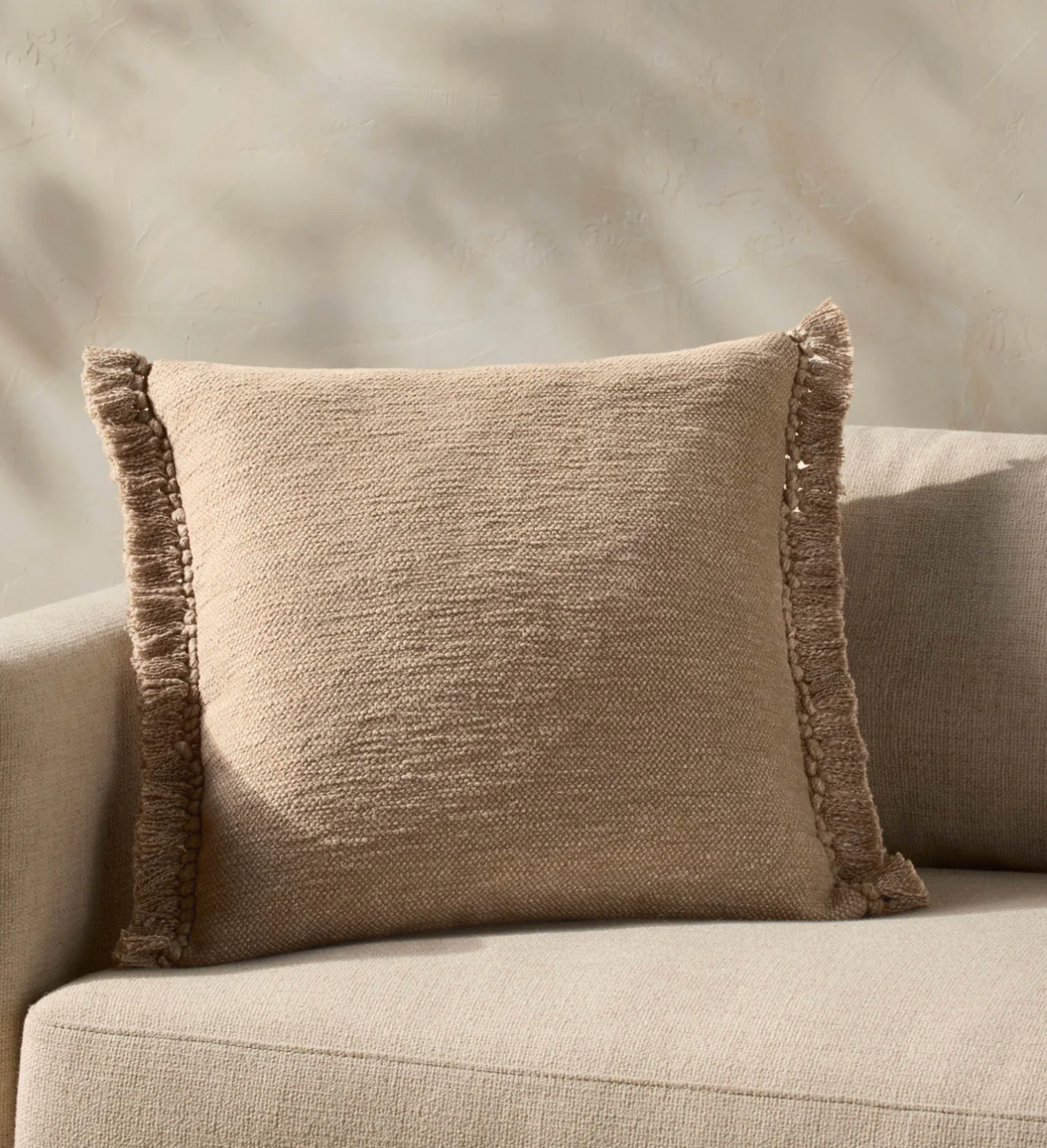 22" Down Pillow Beige