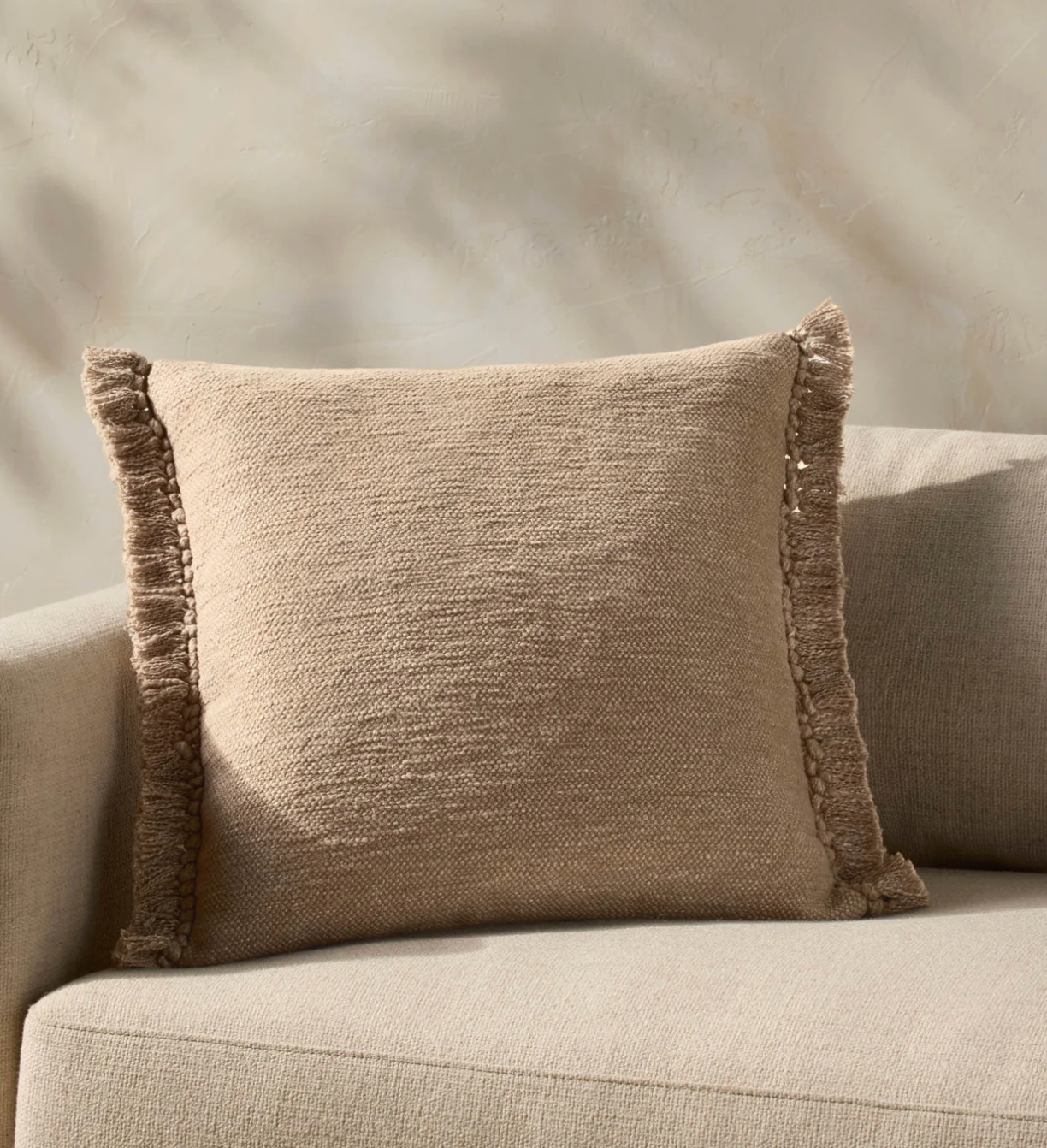 22" Down Pillow Beige