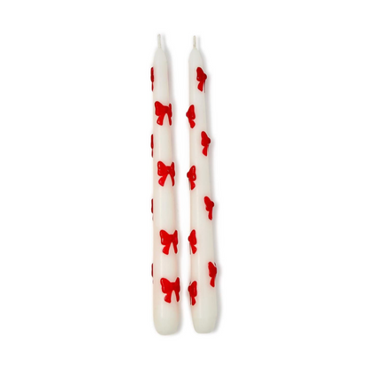 Bow Taper Candles