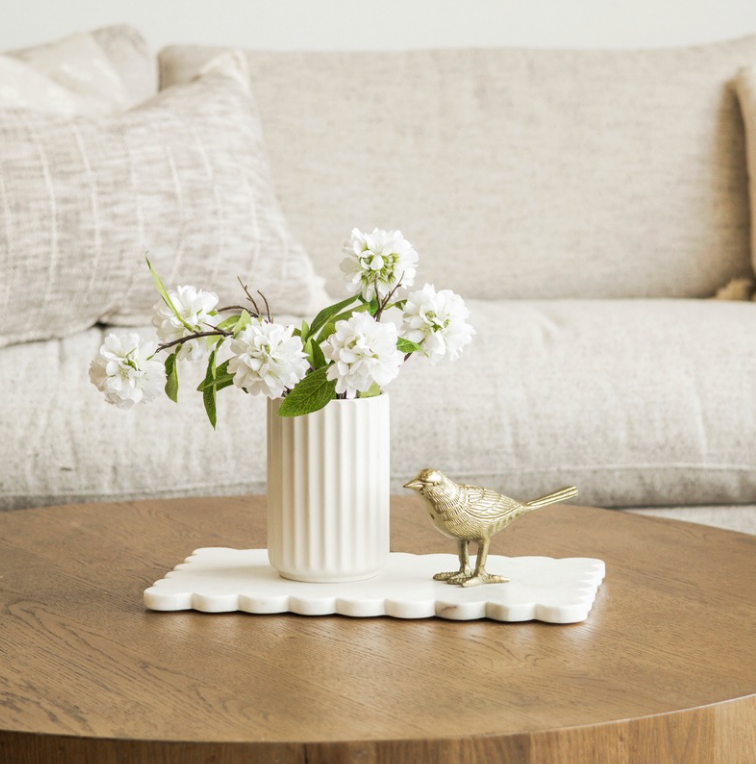 Scalloped Edge Marble Board