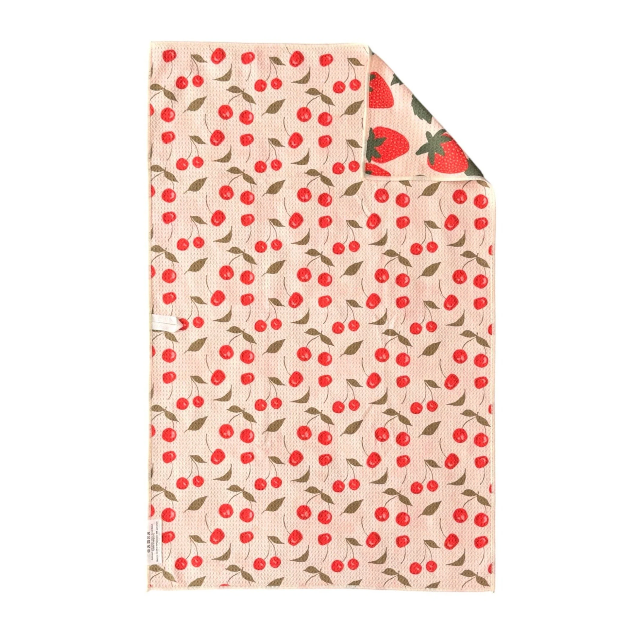 Berries &amp; Cherries: Reversible Hand Towel