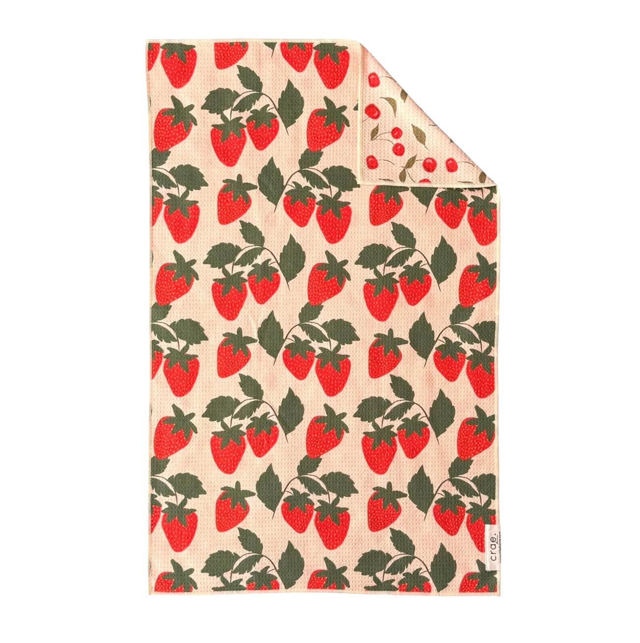 Berries &amp; Cherries: Reversible Hand Towel