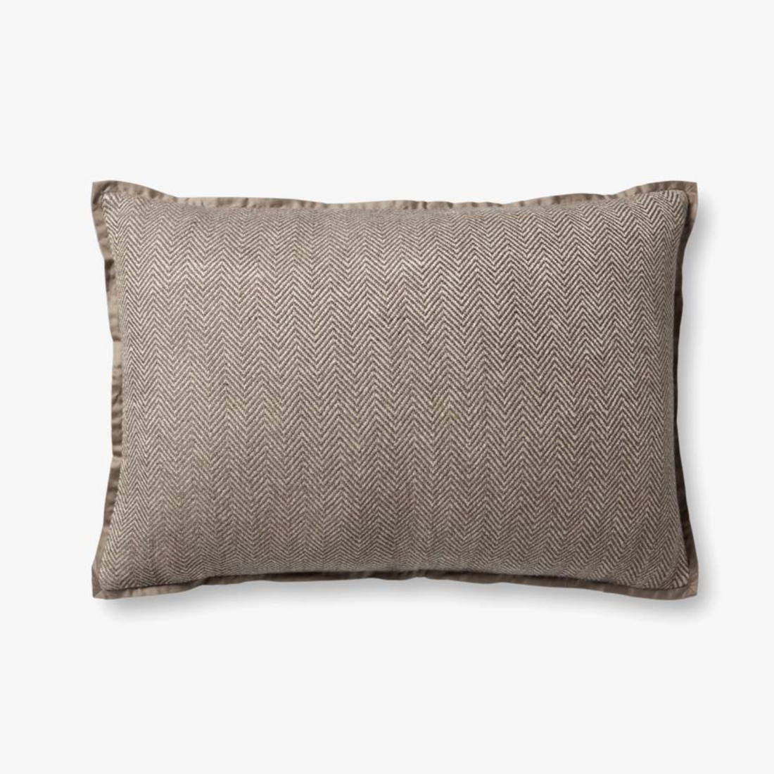16x26 Down Pillow Dark Taupe