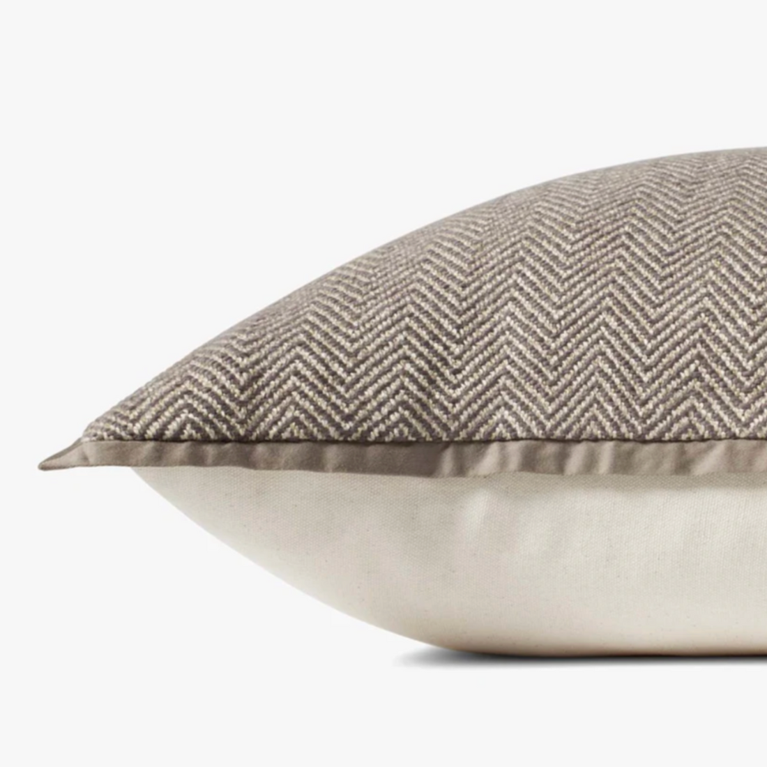 16x26 Down Pillow Dark Taupe
