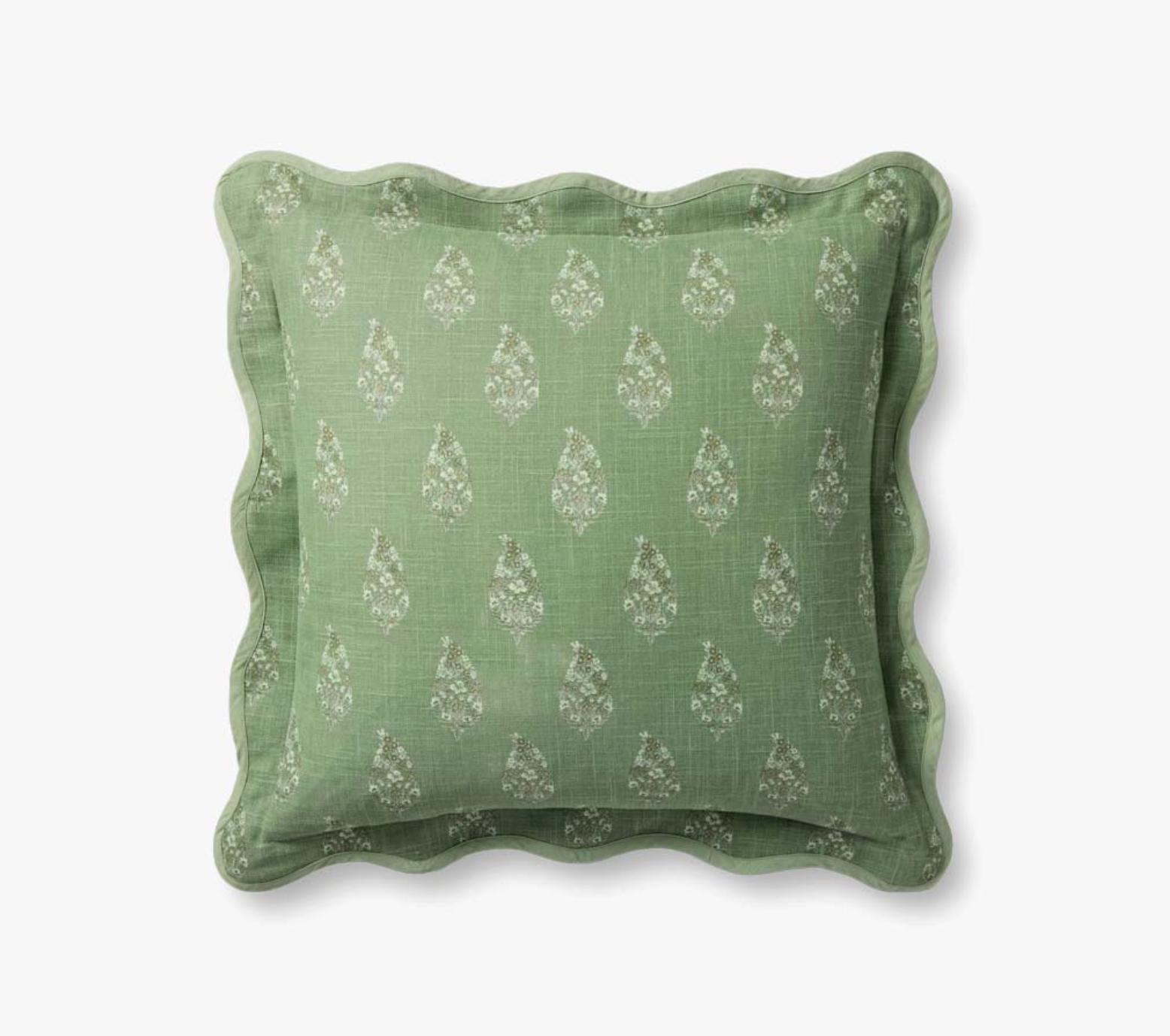 22" Down Pillow Green