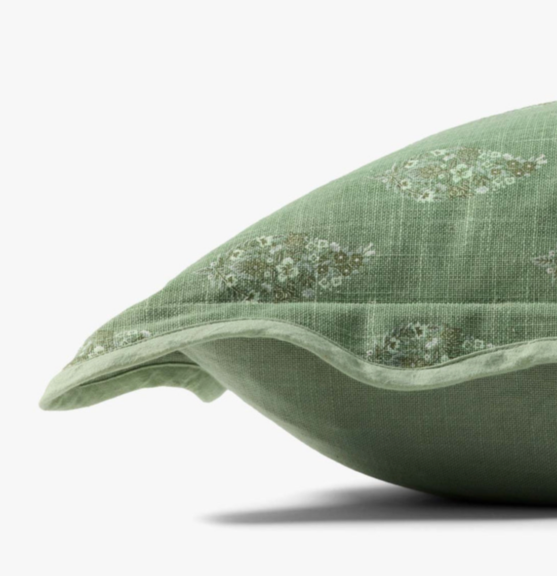 22" Down Pillow Green