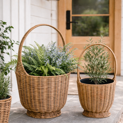 Poly Weave Garden Basket