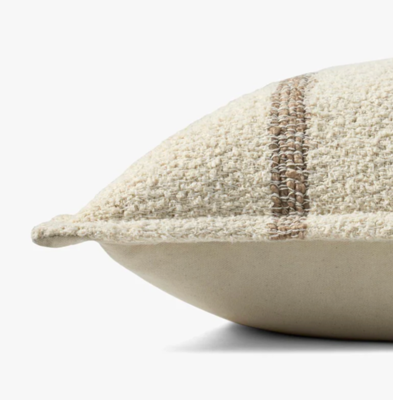 18" Down Pillow Natural/Tan