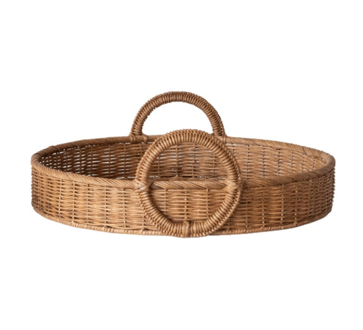 Woven Rattan Trays