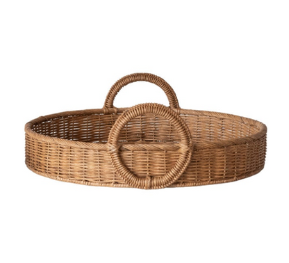 Woven Rattan Trays