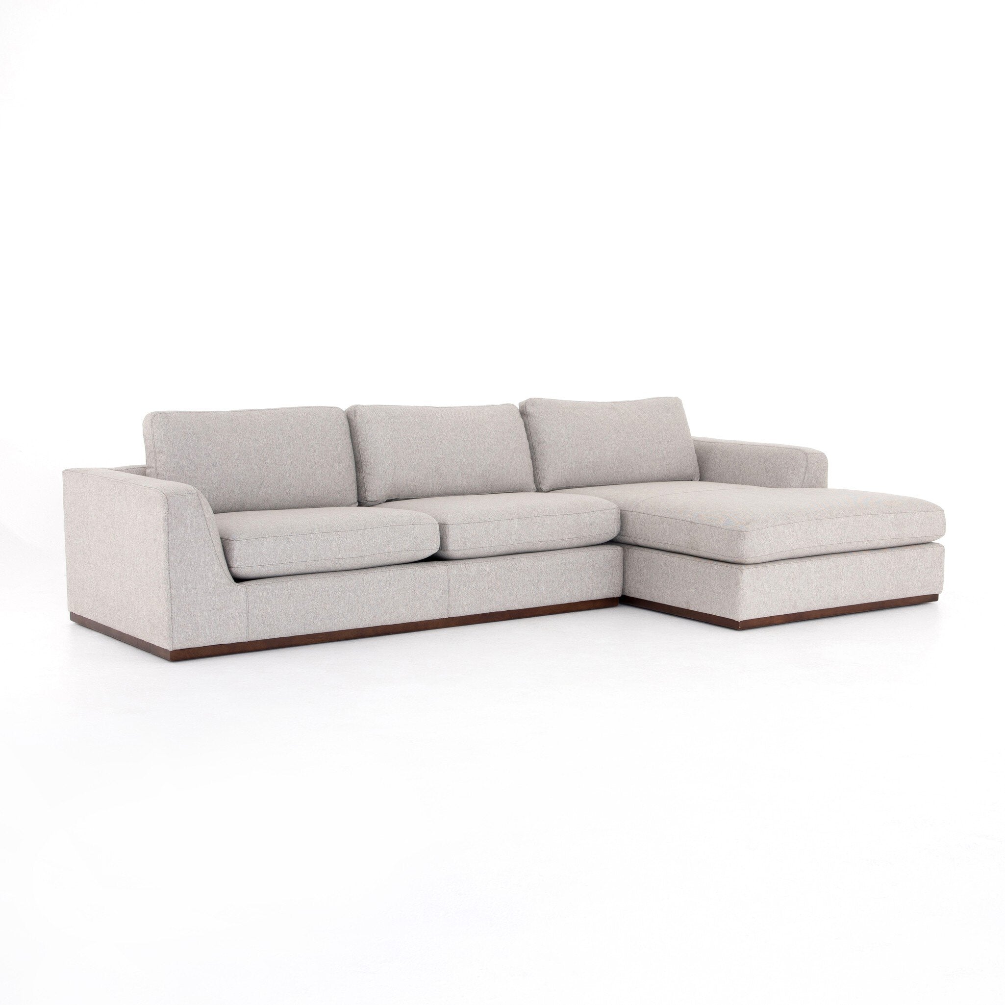 Colt 2-Piece Sectional - Aldred Silver