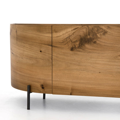 Lunas Media Console - Gold Guanacaste